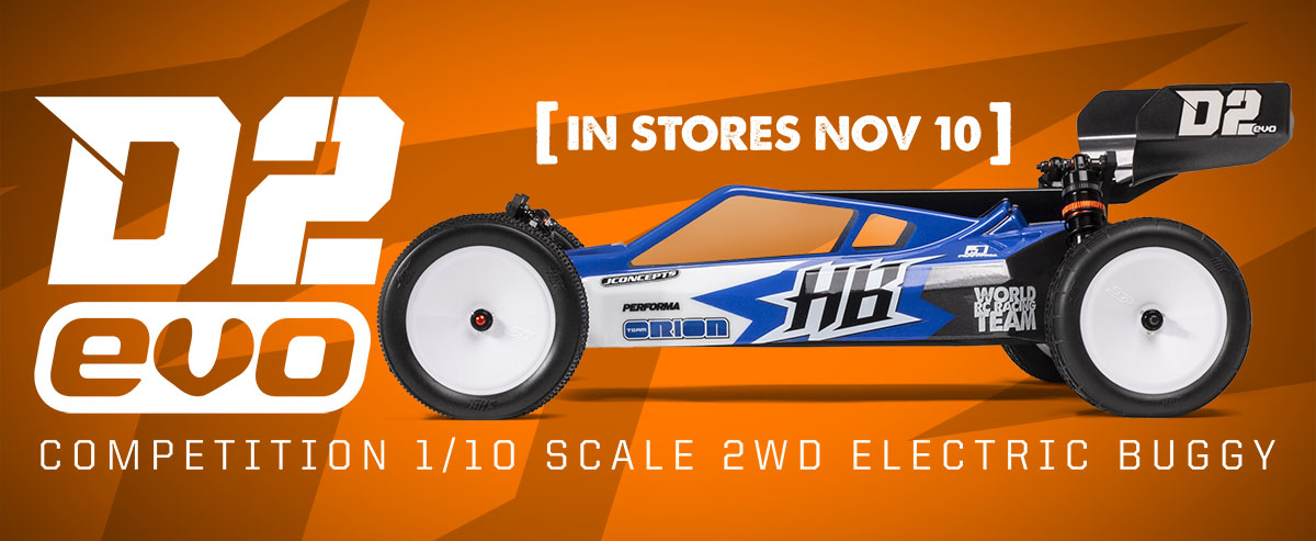 HB Racing D2 Evo 1/10 Competition Electric 2WD Buggy