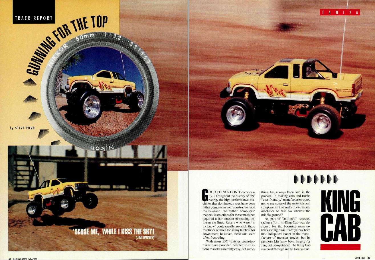 #TBT The Tamiya King Cab is Reviewed In The April 1990 Issue