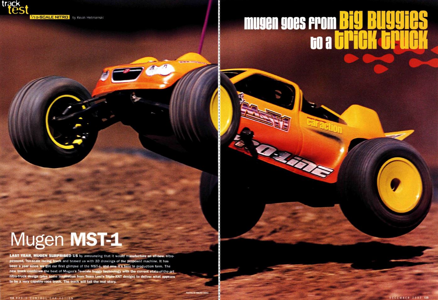 #TBT The Mugen Seiki Racing MST-1 Gas Stadium Truck is Reviewed in the December 2002 Issue