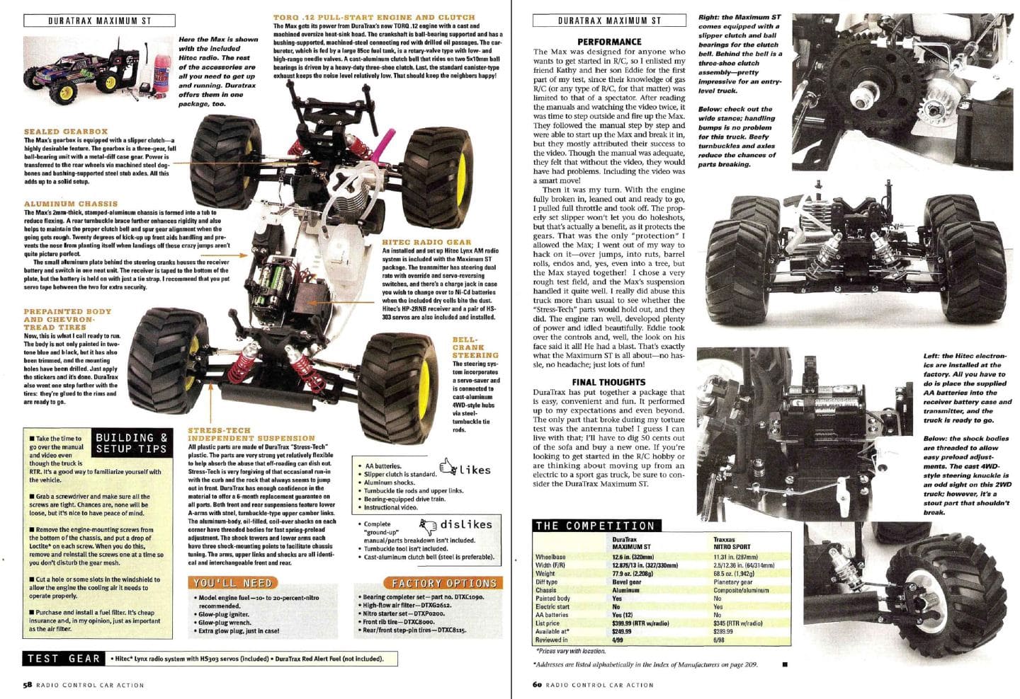 #TBT Review of the Duratrax Nitro Evader ST in the July 2003 issue of RC Car Action Magazine