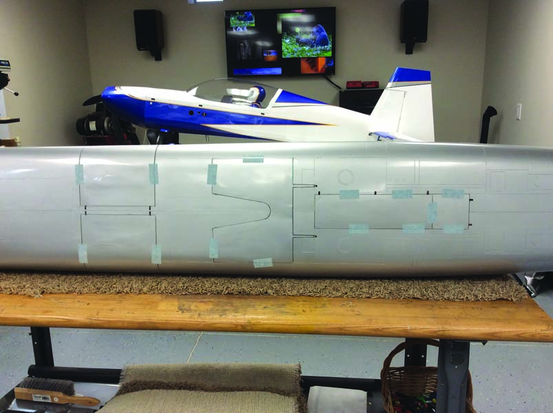 Right out of the box from CARF-Models. You can see the level of prefabrication, with gear doors hinged and set correctly. Matt’s model included the optional speed brake installed.