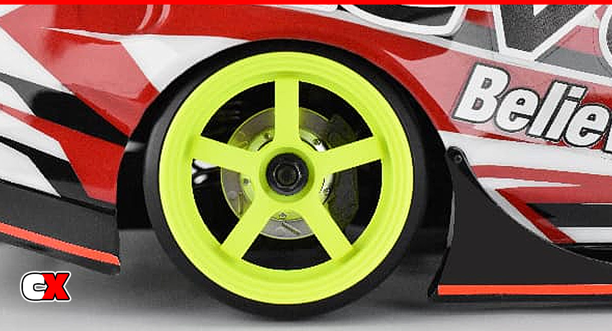 Reve D Fluorescent Yellow DP5 Drift Wheels | CompetitionX