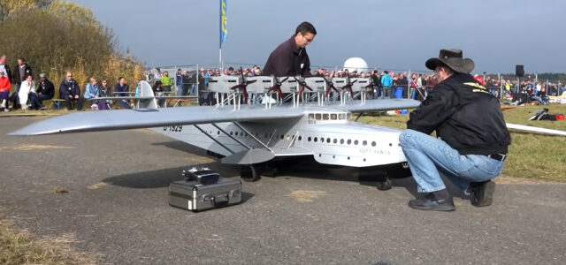 GIGANTIC RC SCALE FLYING BOAT DORNIER DO X