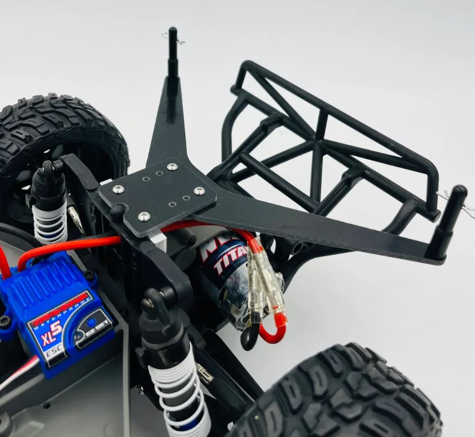 RC Car Action - RC Cars & Trucks | McAllister Extended Rear Body Support For The Traxxas 2WD Slash
