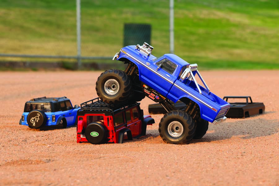 Traxxas offers plenty of upgrade parts for the TRX-4MT platform including a Bigfoot No.1 body conversion kit that is slated to come out soon. We can’t wait!