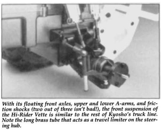 #TBT The Kyosho Hi-Rider Vette is reviewed in the September 1989 issue of RC Car Action Magazine