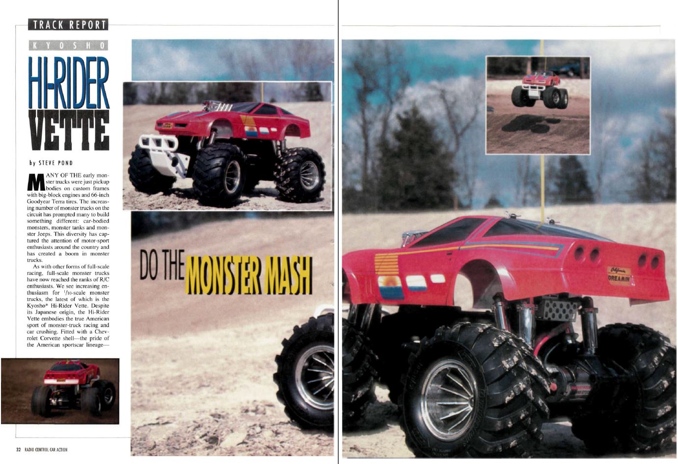 #TBT The Kyosho Hi-Rider Vette is reviewed in the September 1989 issue of RC Car Action Magazine