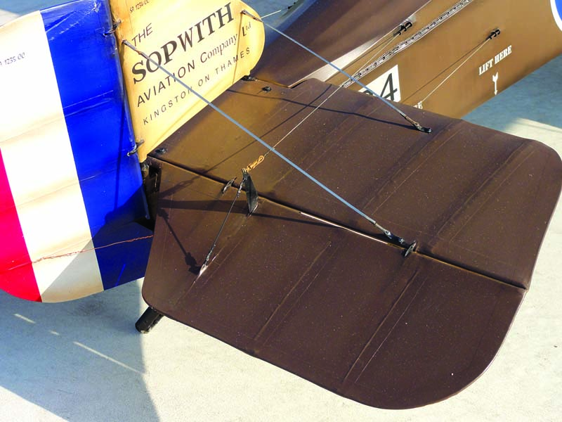 Pull-pull is common among WW I and other vintage aircraft. Shown here is a pull-pull system to control the elevator of this gorgeous Sopwith Pup.