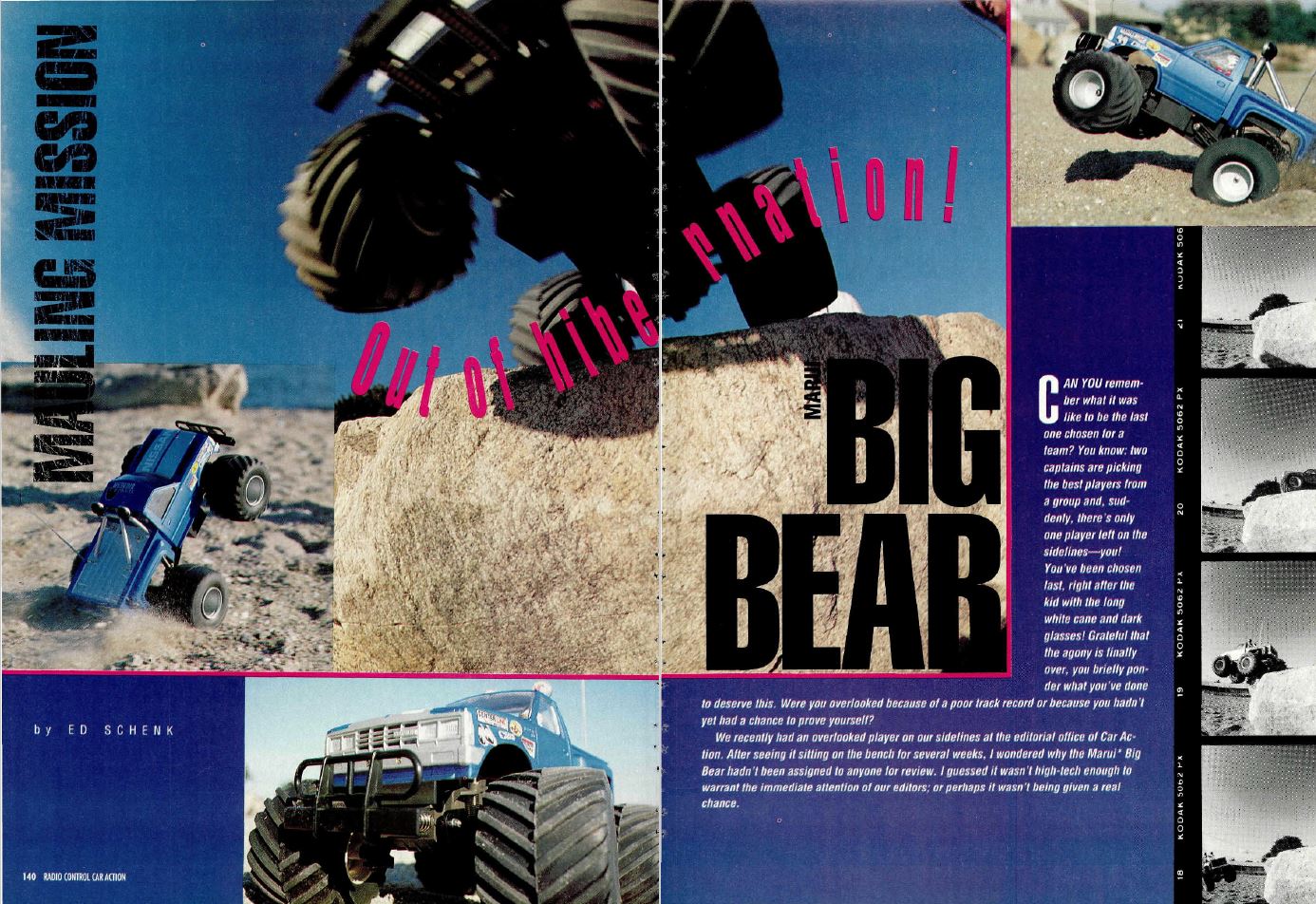 RC Car Action - RC Cars & Trucks | #TBT The January 1991 issue included this review of the Marui Big Bear Datsun monster truck